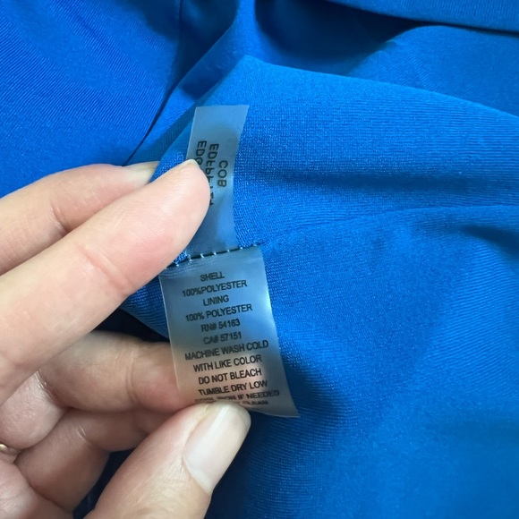 Blue Ellen Tracy Dress - 6P - Picture 7 of 7